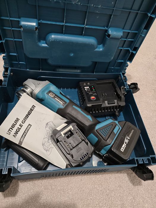 Set trusa polizor unghiular cu acumulator