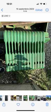 Greutati John Deere 50 kg 16 bucati