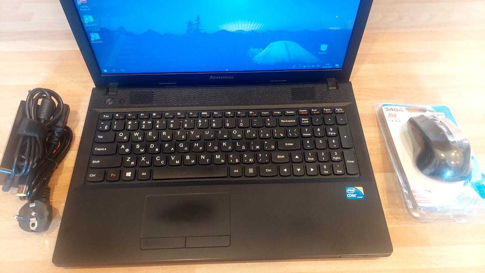 Ноутбук Lenovo G500 Intel Celeron. Беспроводная мышь и новая батарея.