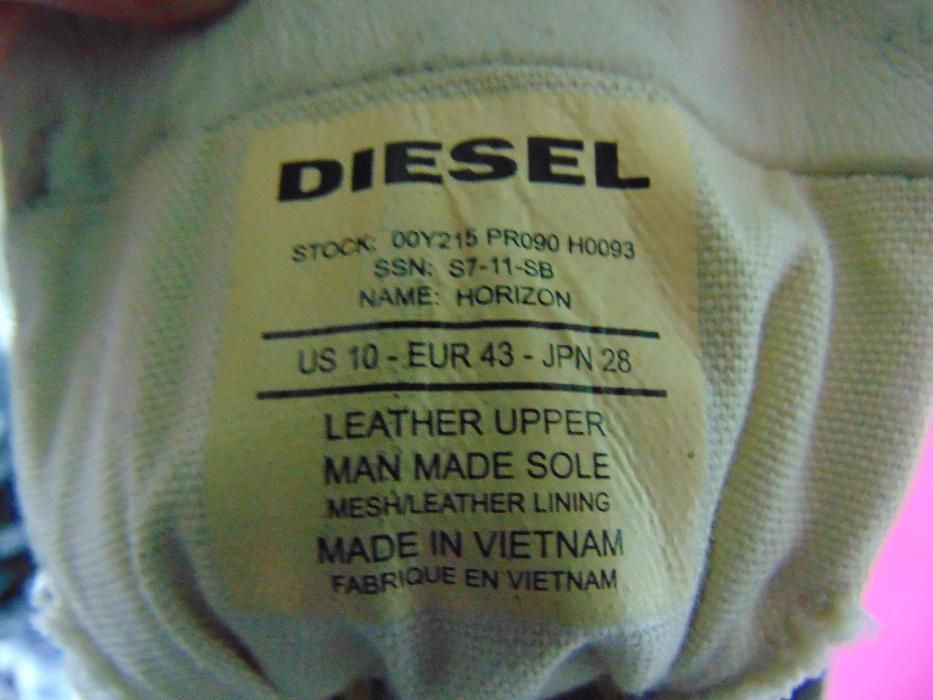 Нови Diesel номер 43 Оригинални мъжки обувки