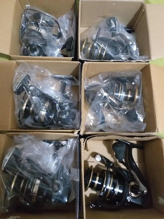 6 mulinete noi cu tambur metalic de 7000