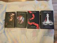 TWILIGHT-Stephenie Meyer (primele 4 carti in romana-coperta cartonata)
