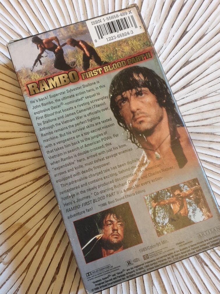 Caseta VHS Rambo