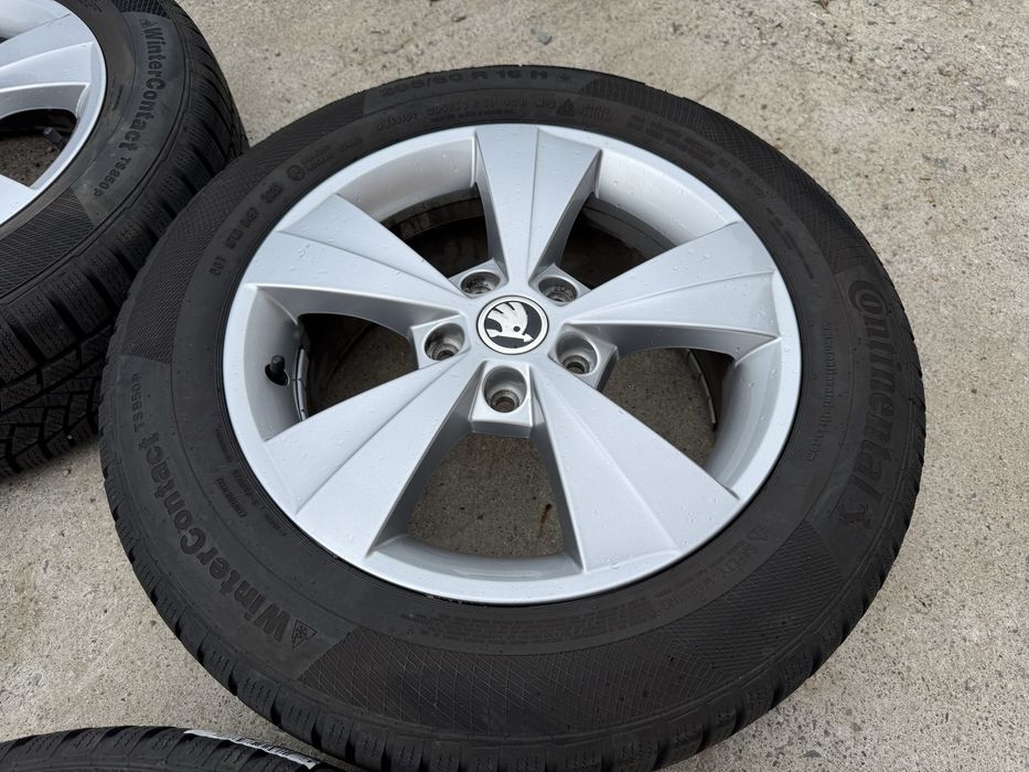 Джанти Skoda 16” 5x112 оригинали Шкода 5х112 16 цола със зимни гуми