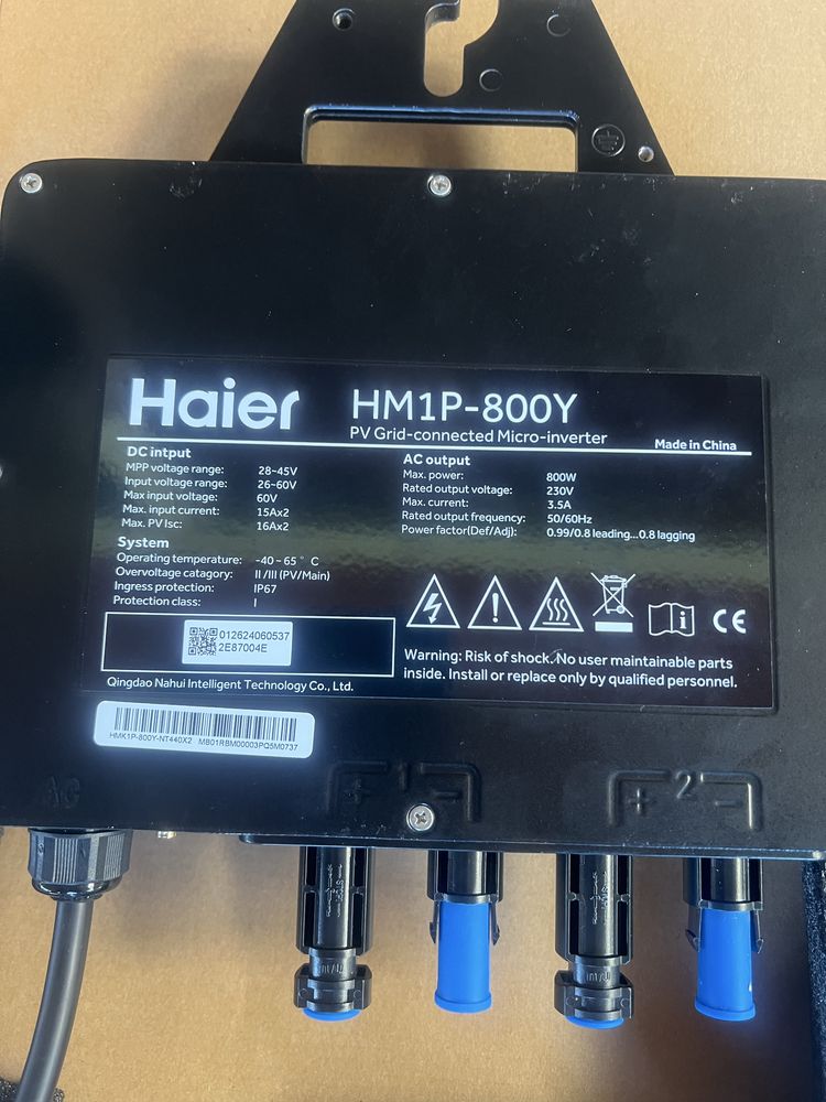 Micro-invertor solar Haier 800 W