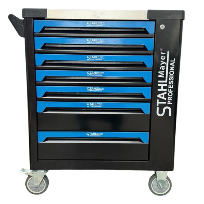 Шкаф/количка с инструменти 251 части 7 чекмеджета STAHLMAYER BLUE LİNE