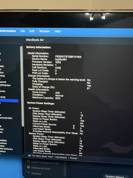 Macbook Air M1 2020, 13’