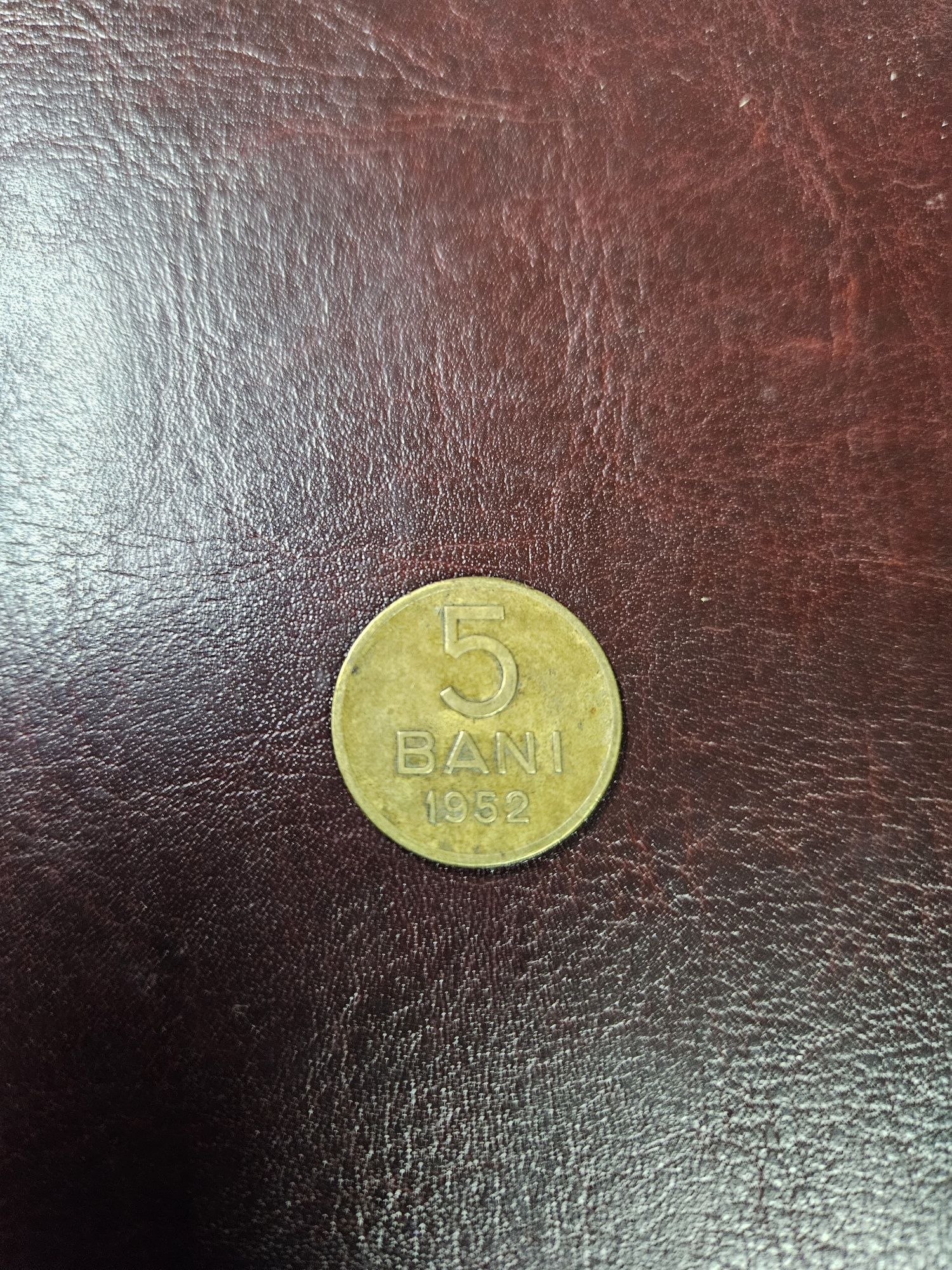 Moneda 5 bani 1952