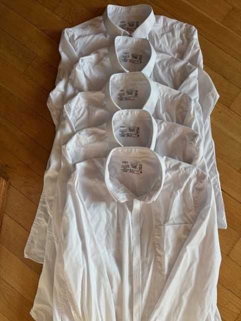 Set de 5 camasi baieti - 15 ani / 164-170 cm, slim fit - bumbac 100%