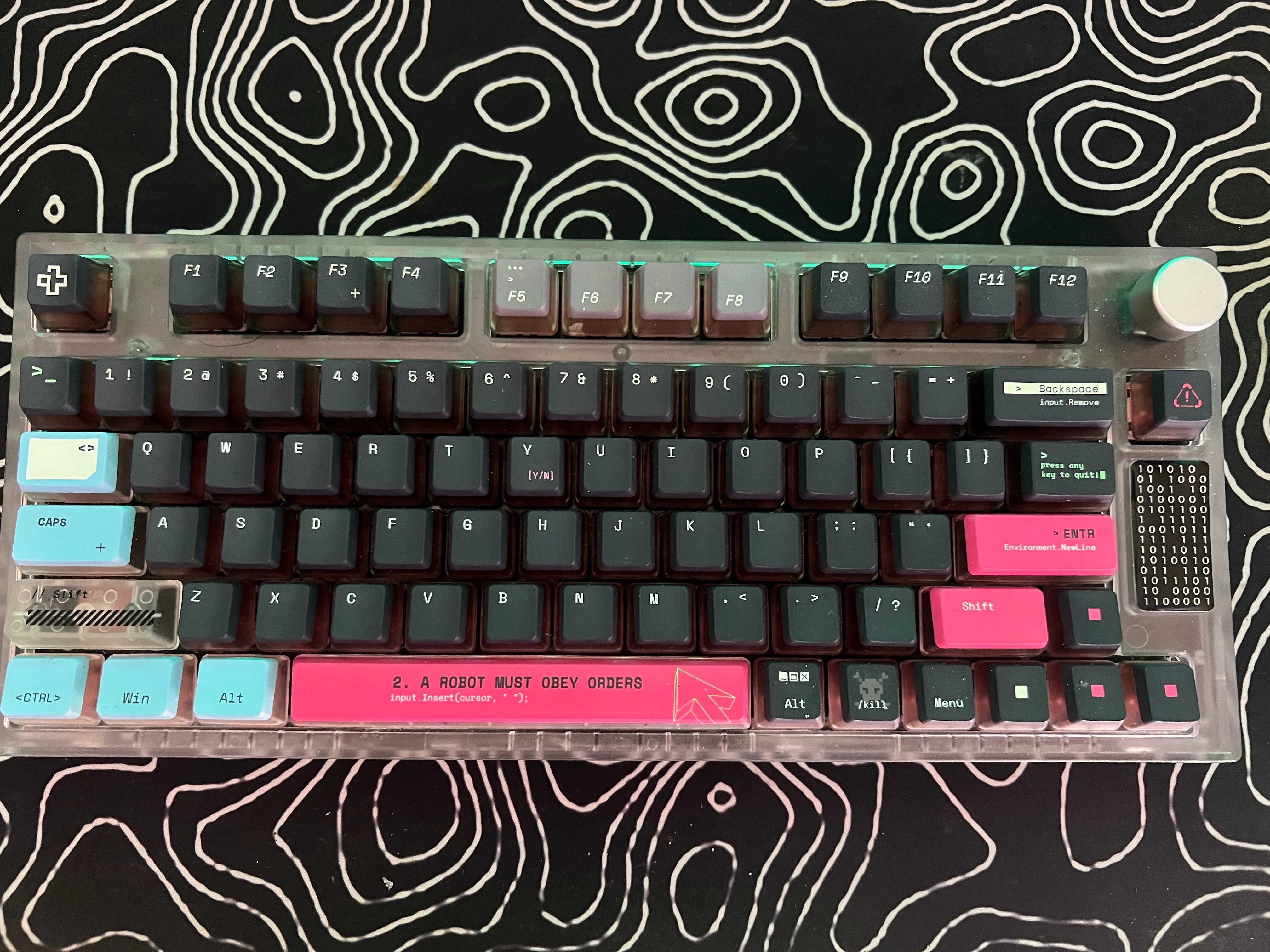 Tastatura mecanica wireless QwertyKey75 Terminal in garantie!