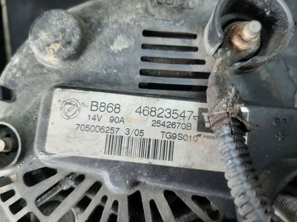 Alternator 1.3 d fiat panda doblo idea linea grande punto alfa romeo mito l 46823547 2542670b