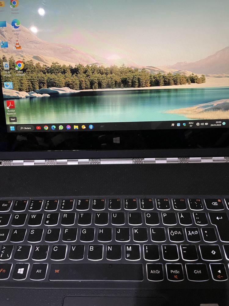 Yoga 3 pro dezmembrez chip ars încărcare rest perfect funcțional