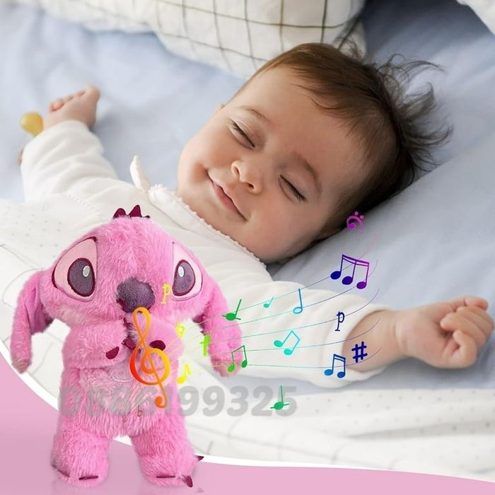 Интерактивна плюшена играчка Дишащ Стич, Лило и Стич плюшена играчка