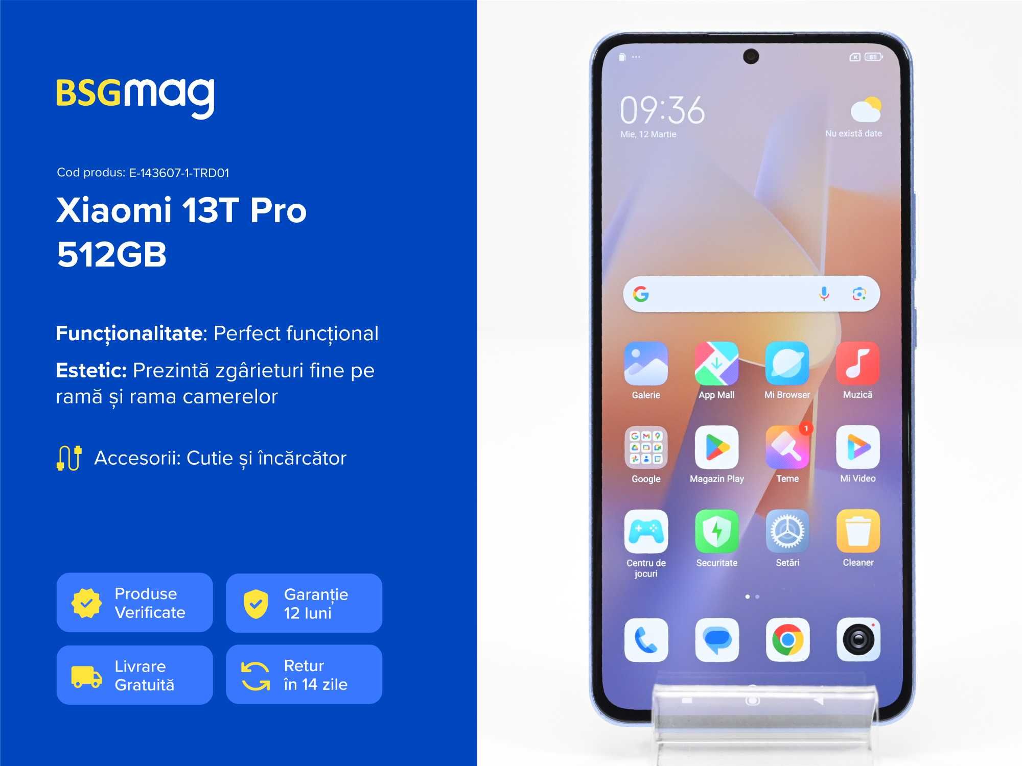 Telefon Xiaomi 13T Pro 512GB - BSGmag