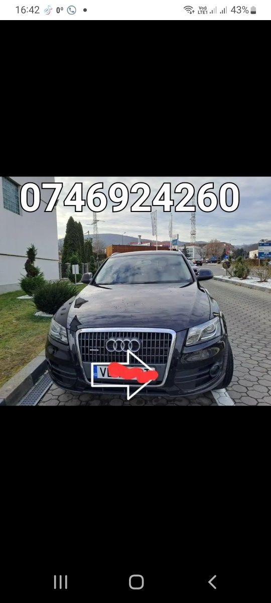 Audi Q5 - 4×4 tdi - 2010 Urgent
An 2010
10700 euro
Chilometrii reali 1