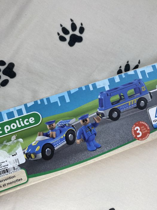 Joc din lemn patrula de politie