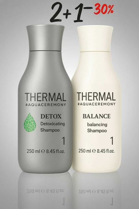 Шампоан Balance или Detox за балансиран скалп | край на мазните корени