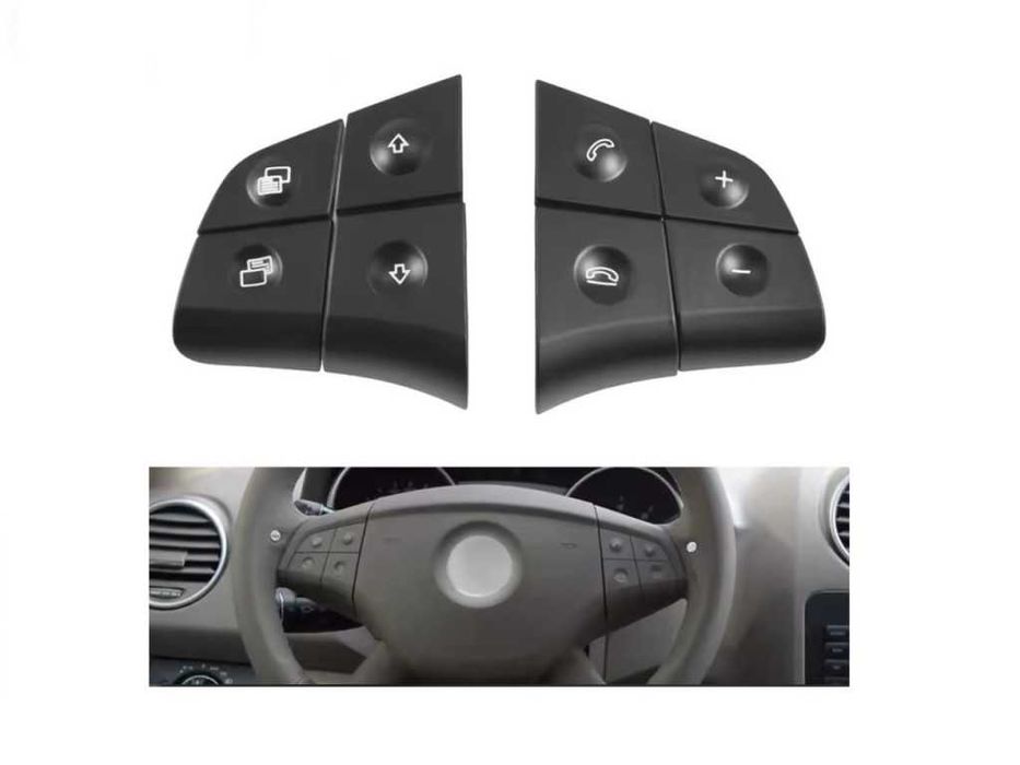 Капачета за бутони на волан за Mercedes B-Class W245 Pre-Face