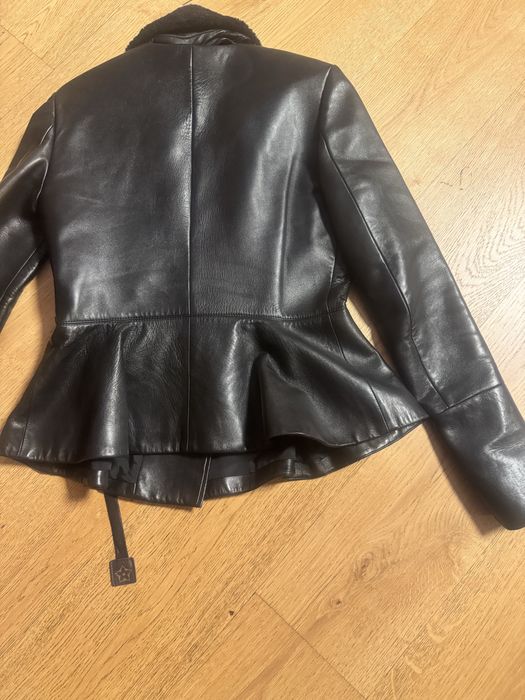 Кожено яке от естествена телешка кожа