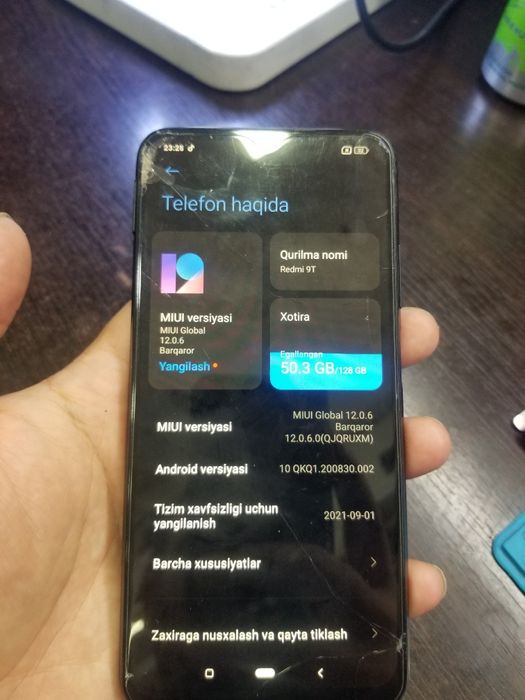Redmi 9t 128g sotladi