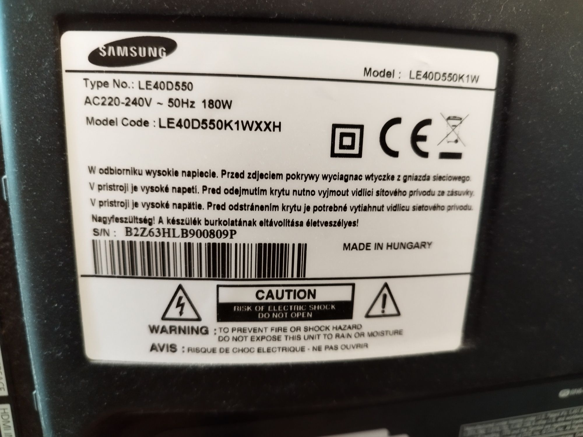 Samsung LE40d550