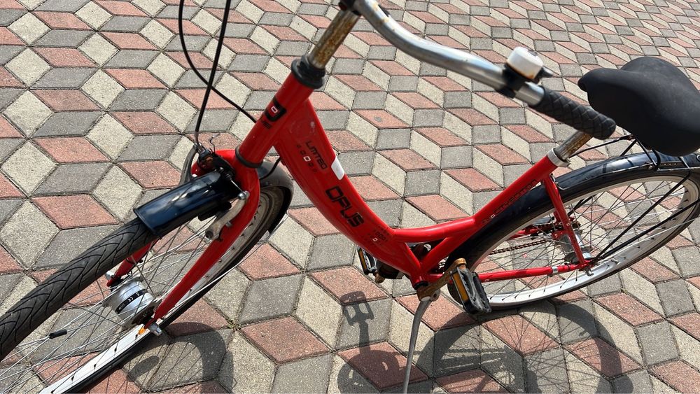 Bicicleta rosie fara bara