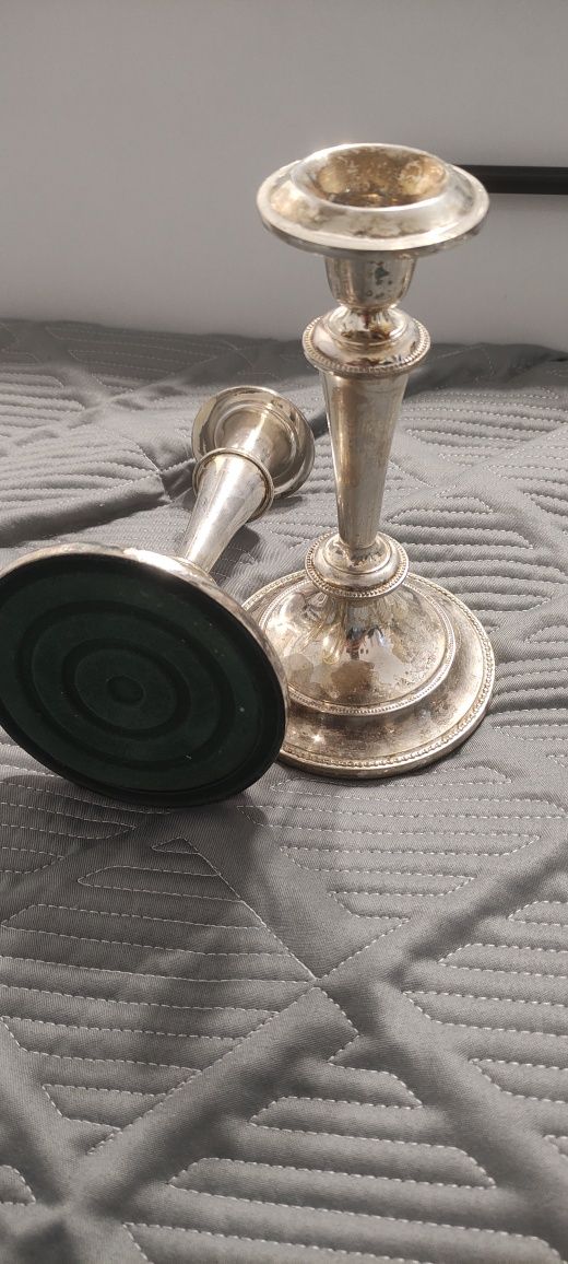 Set sfesnice vintage argintate