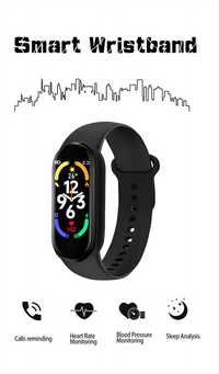 Bratara fitness M7, ceas, smart, monitorizare puls, reda muzica