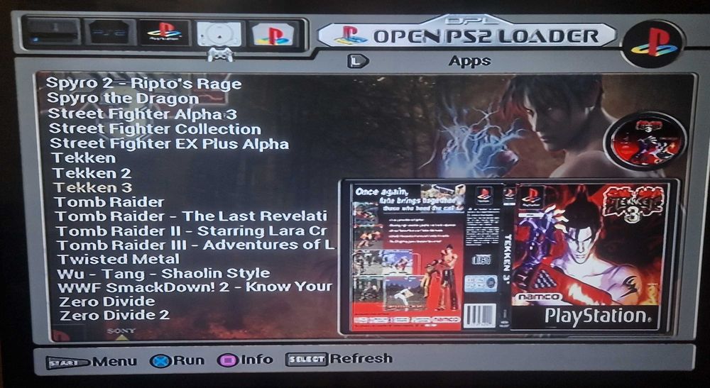 Playstation 2 хак със 170 игри Playstation 1 и Playstation 2