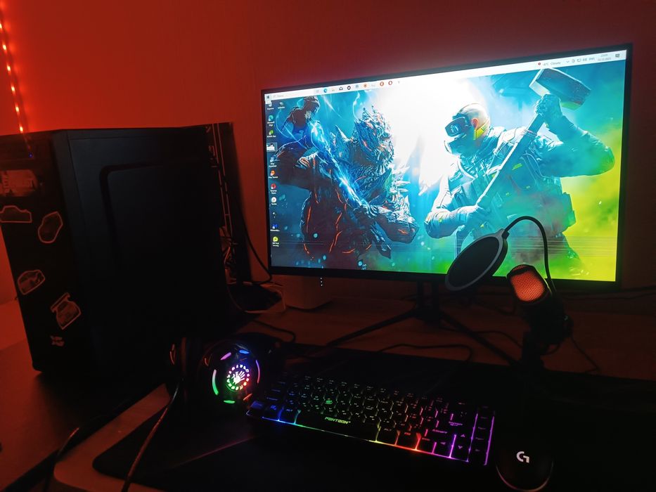 Игровой компьютер ПК полный комплект сетап