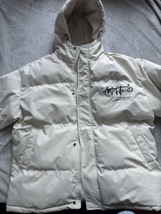 Куртка зимняя белая унисекс
