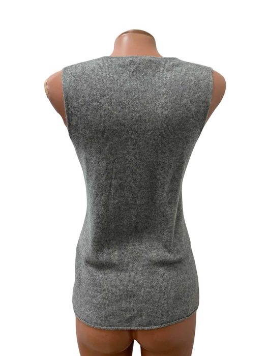 GIORGIO KANTEN размер XS 100% КАШМИР дамски кашмирен пуловер сив