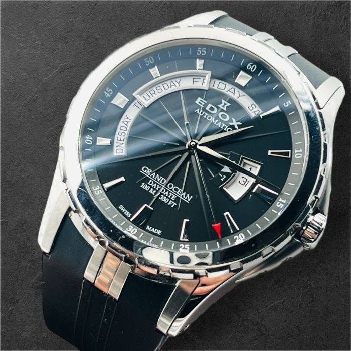 EDOX Grand Ocean Day Date Automatic мъжки часовник