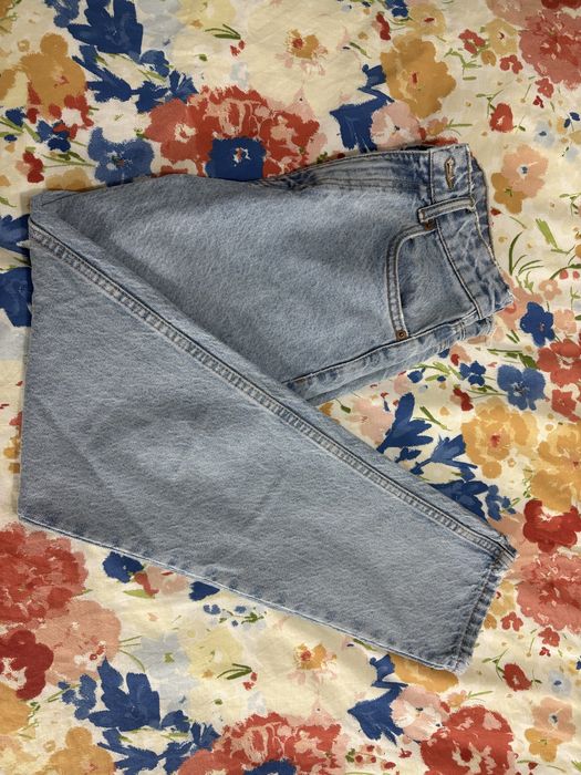 Дънки ZARA - бели и сини