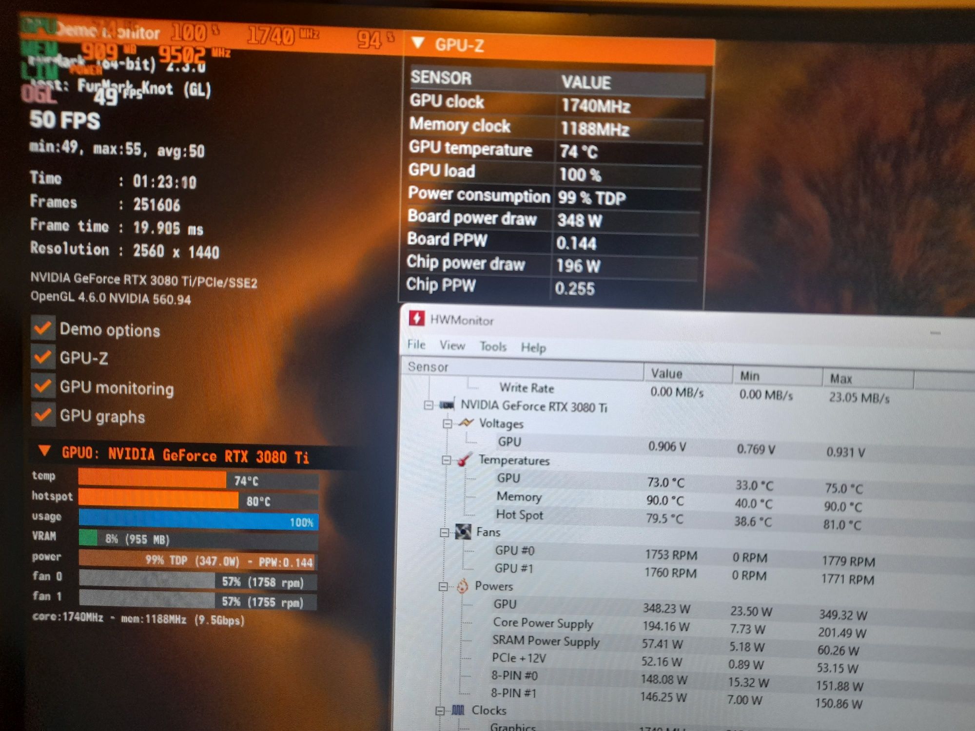 MSI Ventus 3x 3080ti 12 GB