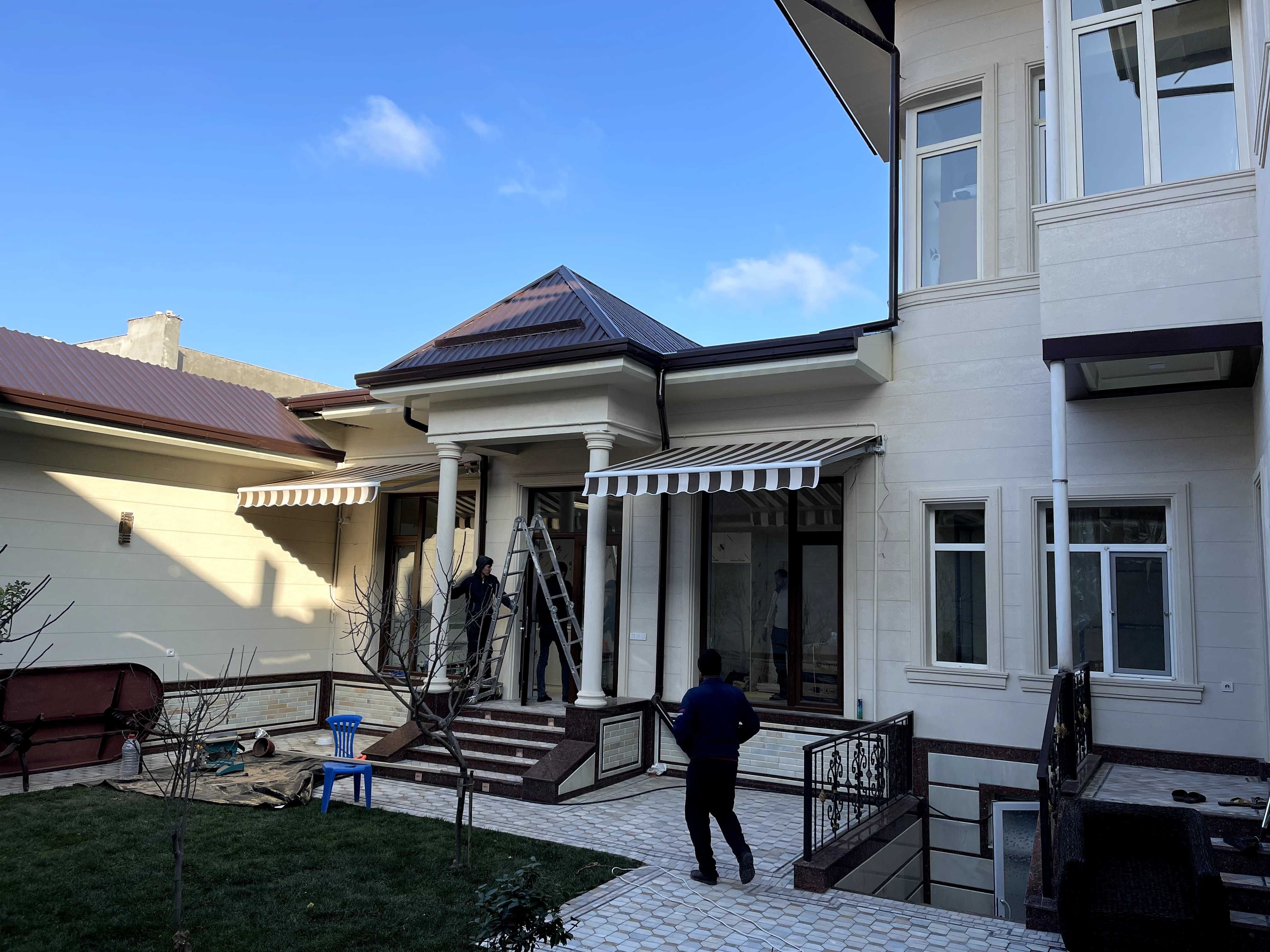 Маркизы. А так же уличные ткани для Маркиз от 150 000 сум за кв.метр.