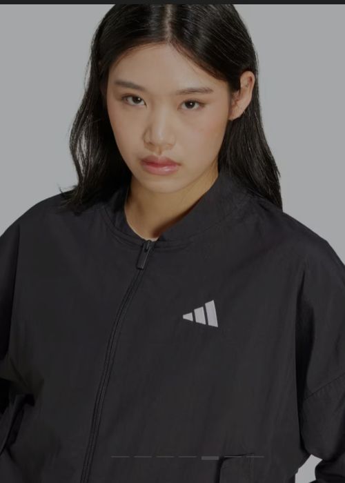 Яке бомбър Essentials 3-Stripes JD5317 Черен Loose