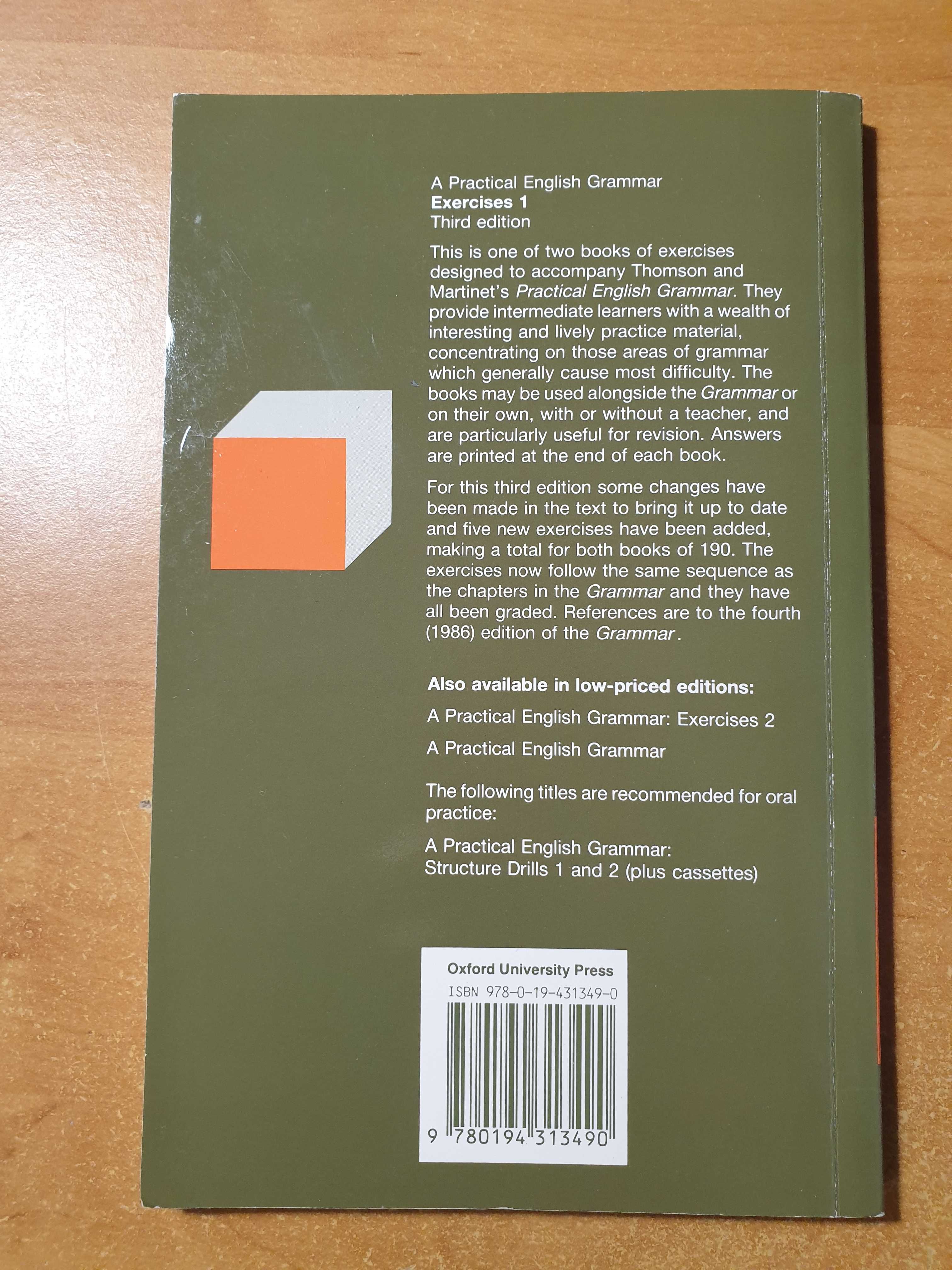 A Practical English Grammar Exercises 1 & 2 A.J. Thomson A.V. Martinet