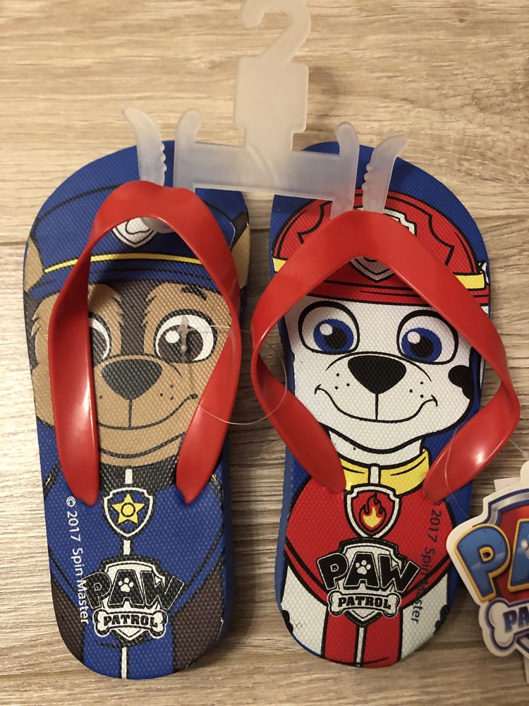 Șlapi pentru băieți Paw Patrol, noi (mărime 28/29)