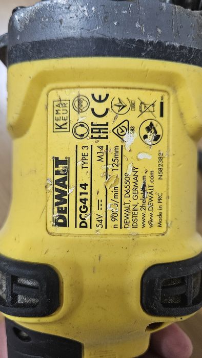 Dewalt DCG414N Flexvolt polizor unghiular profesional 54v Folosit
