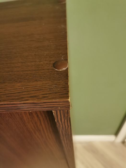 Pantofar wenge cu 3 sertare