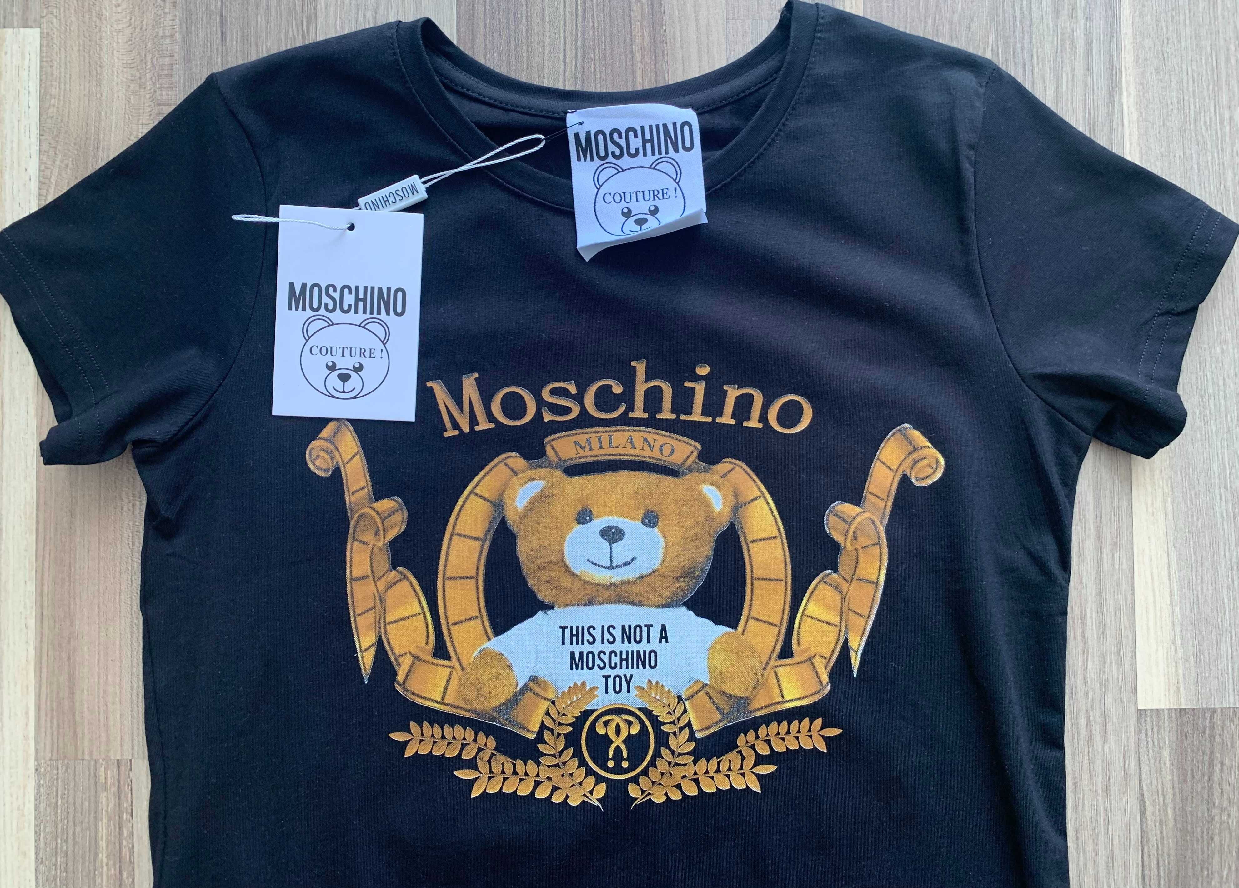 Tricou MOSCHINO - Podus Nou cu Eticheta - PREMIUM