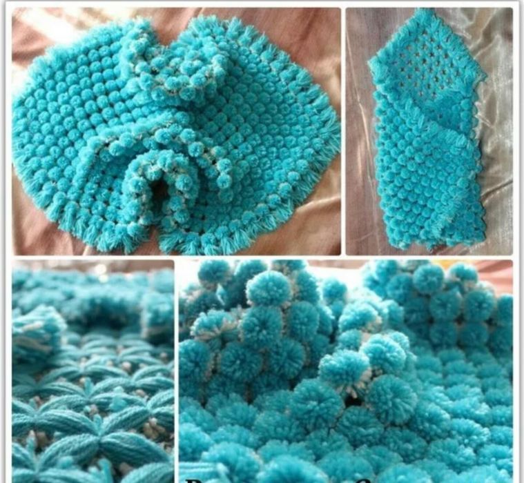 Детский плед новый, ручная работа.