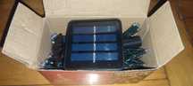 instalatie solara 100 leduri 4 culori 10 m