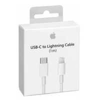 Cablu date APPLE MM0A3ZM/A, Lightning - USB-C, 1m, alb, NOU