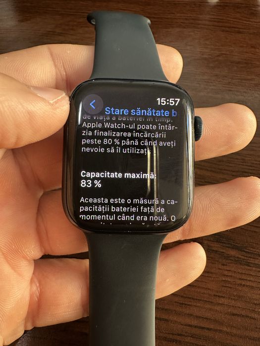 Apple Watch Series 7 2021 GPS + Cellular, Midnight Aluminium 45mm