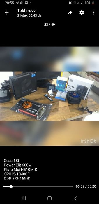 gaming va  dasturlash uchun kompyuter monitor+aksessuarlar ichida