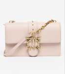 Кожена Чанта Pinko, Love Classic с презрамка с верижка