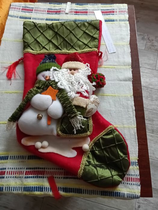 Коледен ботуш, дължина 45 см,ширина 23см.