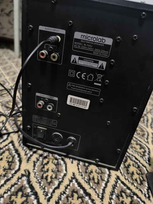 Срочно продать колонка microlab M-700U полностью рабочий